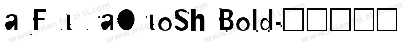 a_FuturaOrtoSh Bold字体转换